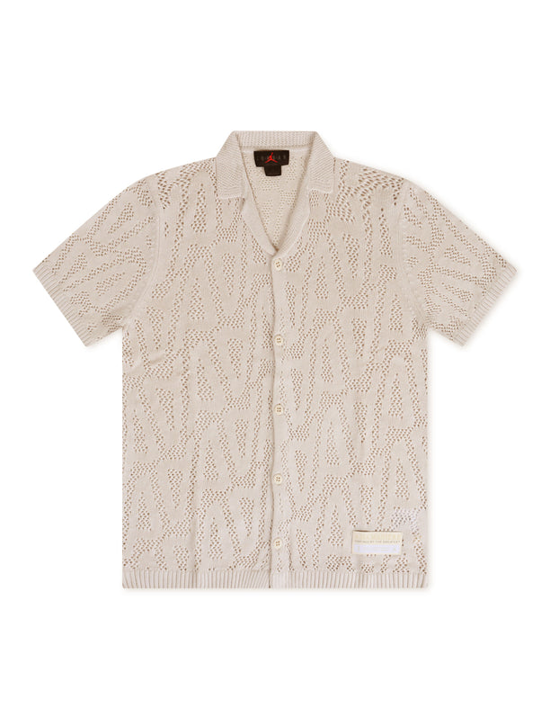 Jordan x A Ma Manière Phantom Knit Polo Shirt - Cream