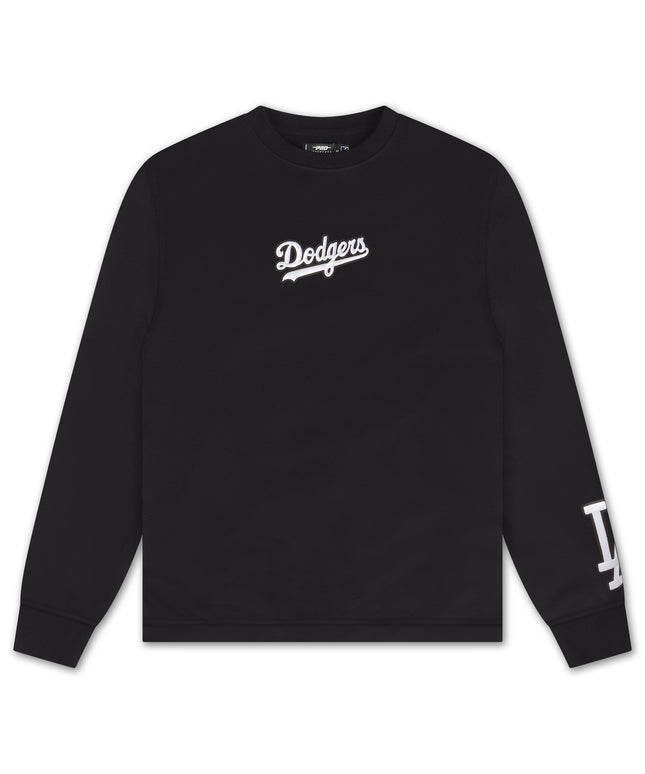 Pro Standard Dodgers Lightweight Wingspan Long Sleeve - Black/White