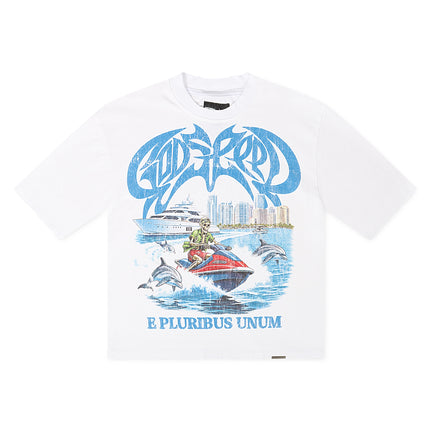 Godspeed GMYC Wave Runner Boxy Tee - White