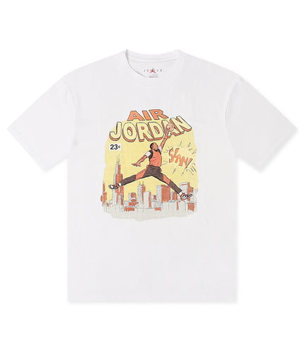 Air Jordan Mens Comic Tee - White