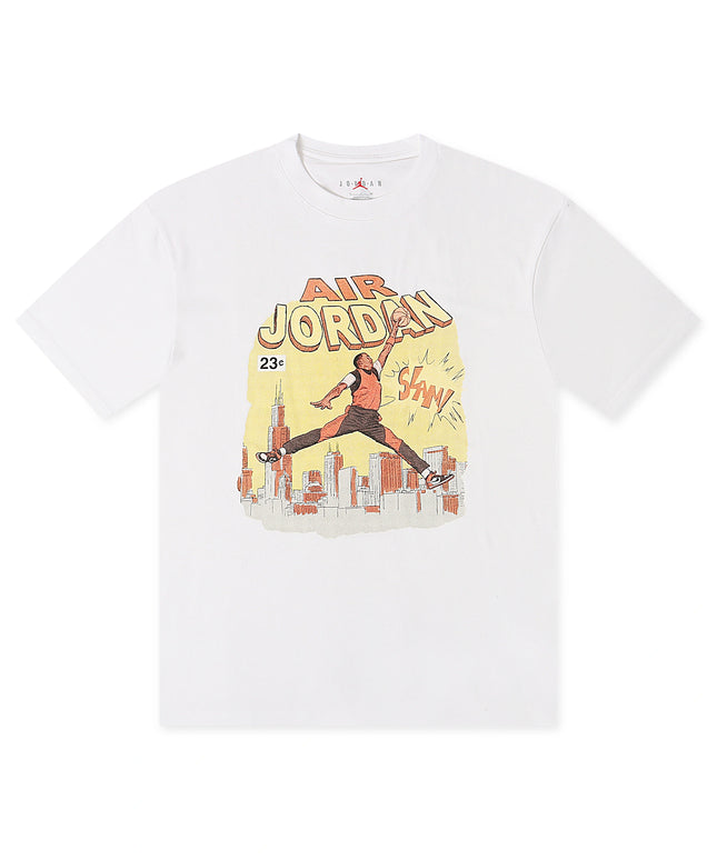 Air Jordan Mens Comic Tee - White