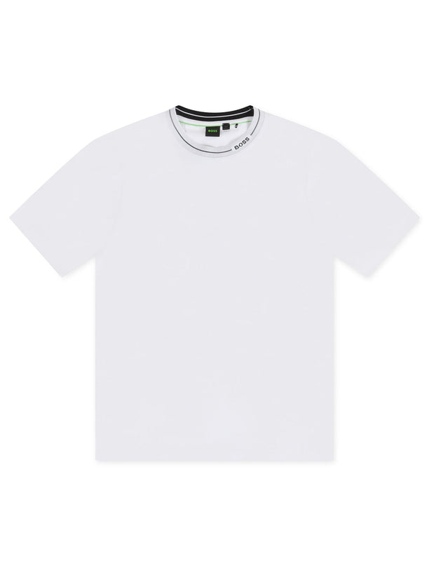 HUGO BOSS COTTON JERSEY - WHITE HUGO BOSS