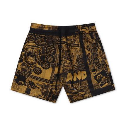 TRNCHS PALESTRY SHORTS - YELLOW/BLACK TRNCHS