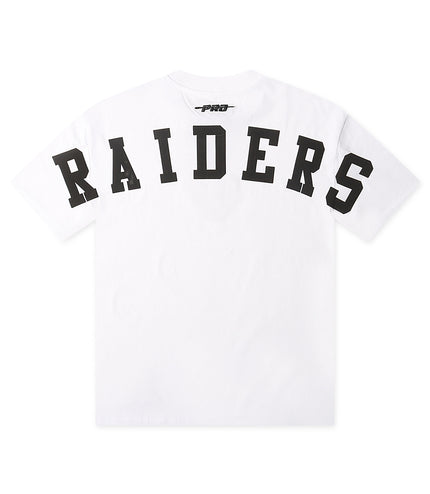 Pro Standard Raiders Wingspan Drop Shoulder Tee - White