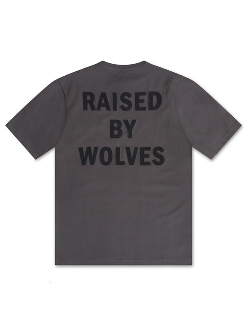 Silent Chapters Wolves Tee - Grey/Black - Denim Exchange 