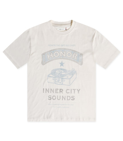 Honor The Gift Records Tee - Cream