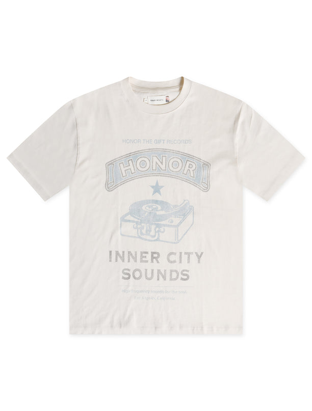 Honor The Gift Records Tee - Cream