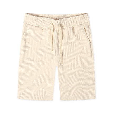 Denim Exchange Knit Shorts - Ivory