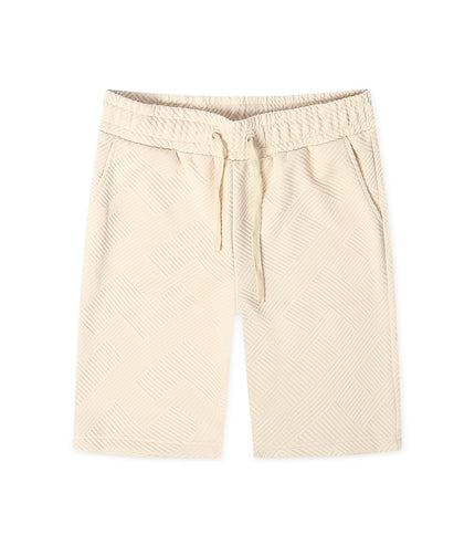 Denim Exchange Knit Shorts - Ivory