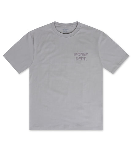 Money Dept. Los Angeles Heavyweight Tee - Gray/Lavender