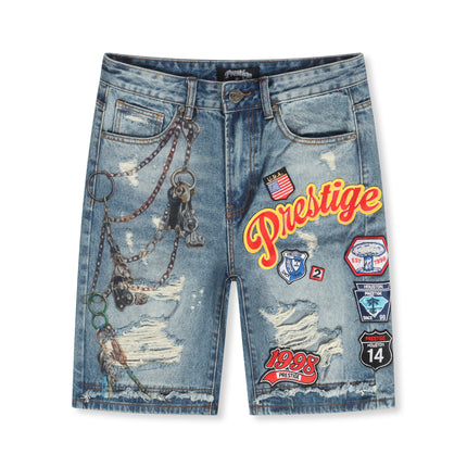 Prestige Varsity Shorts - Blue