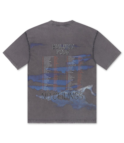 BLDG4 Archaic Knit Tee - Charcoal Art