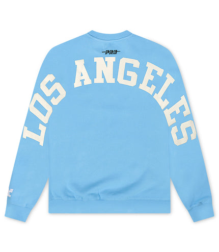 Pro Standard LA Dodgers Wingspan Drop Shoulder Crewneck - University Blue