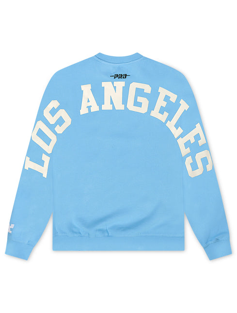 Pro Standard LA Dodgers Wingspan Drop Shoulder Crewneck - University Blue