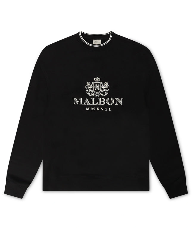 Malbon Monarch Crewneck - Black