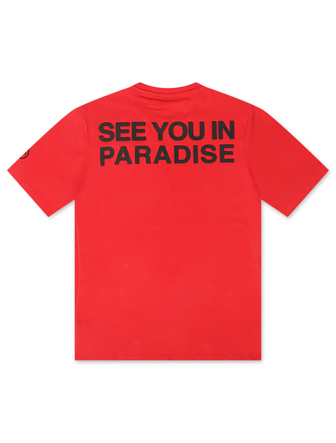 Jordan Craig Block Letter Tee - Red