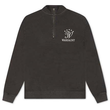 Warsaint Quarter Zip - Washed Black