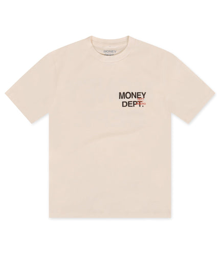 Money Dept. Dept De El Dinero Tee - Cream/Brown/Orange - Denim Exchange 