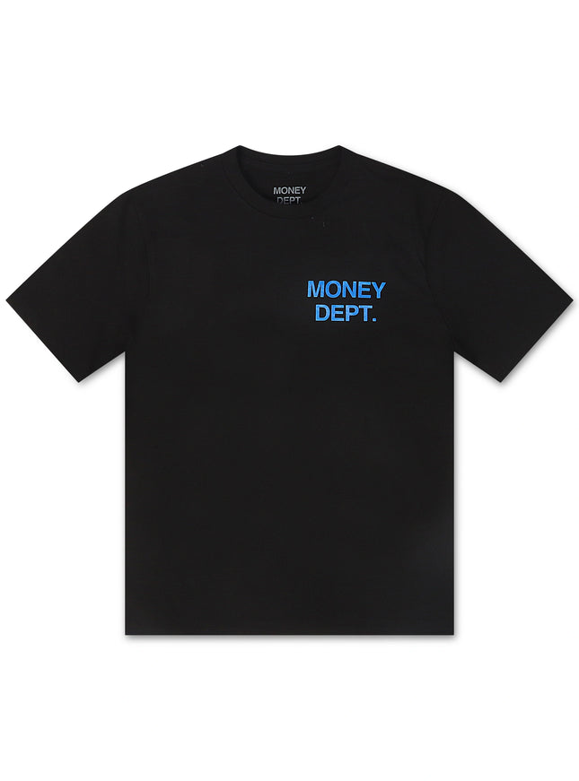 Money Dept. Los Angeles Heavyweight Tee - Black/Blue