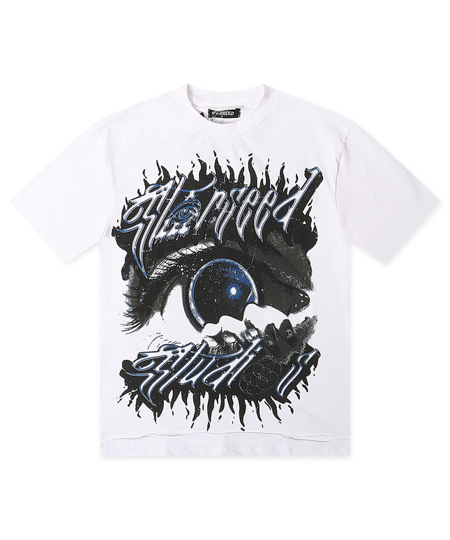 Starseed Open Your Third Eye Oversized Tee - White