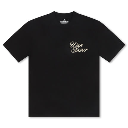 Warsaint Script Statement Tee - Black