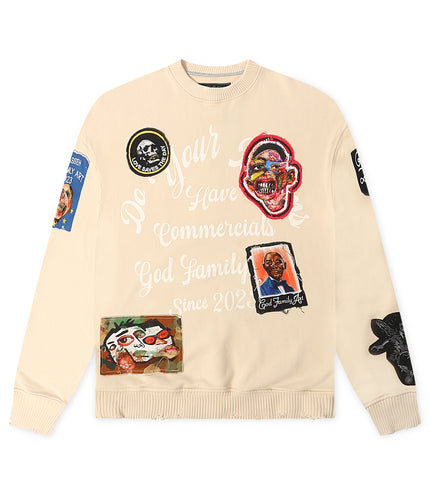 GFA Manassehy Sinker Sweatshirt - Brazilian Sand