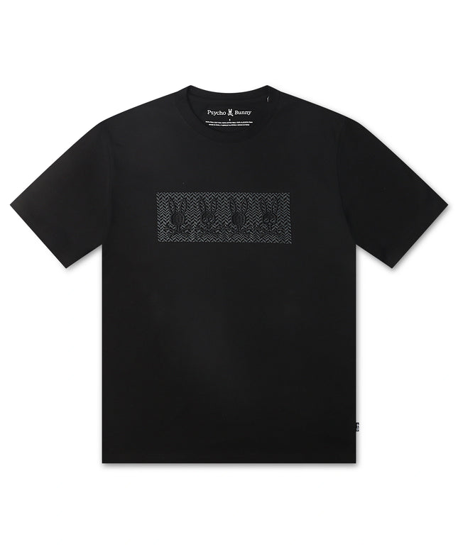 Psycho Bunny Costello Graphic Tee - Black
