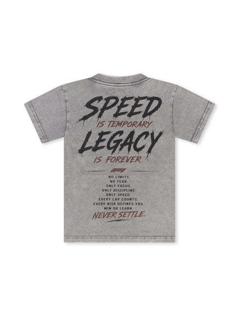 Disaster Kids Fast or Last Tee - Grey
