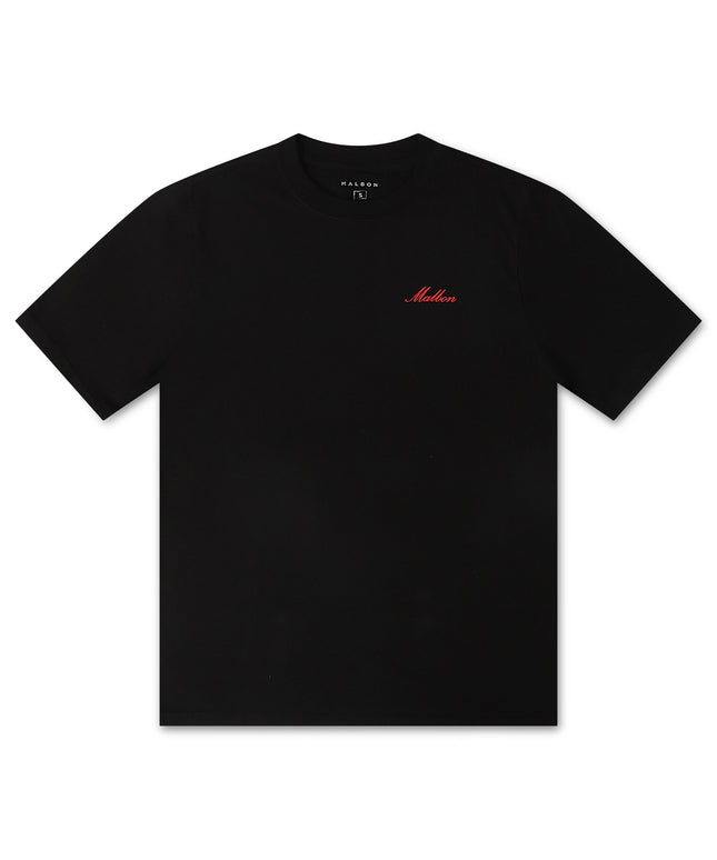 Malbon Bermuda Members Tee - Black