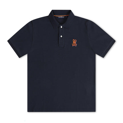 Psycho Bunny Sanderson Pique Polo - Navy - Denim Exchange 
