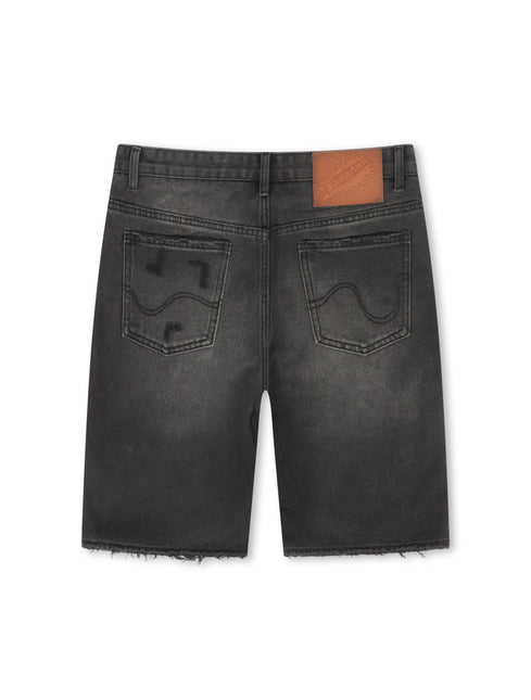 Icecream Frozen Yogurt Jean Short - Black Shade