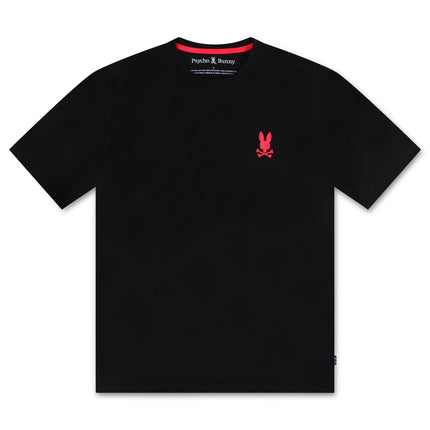 PSYCHO BUNNY SLOAN BACK GRAPHIC TEE - BLACK PSYCHO BUNNY