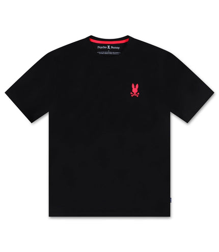 PSYCHO BUNNY SLOAN BACK GRAPHIC TEE - BLACK PSYCHO BUNNY