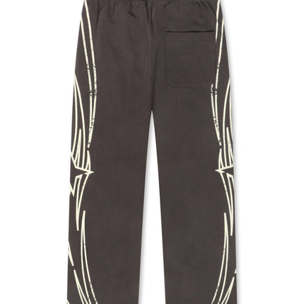 BLDG4 Star Wide Leg Pant - Charcoal Art