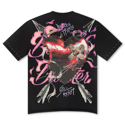 Makobi Broken Hearts Tee - Black