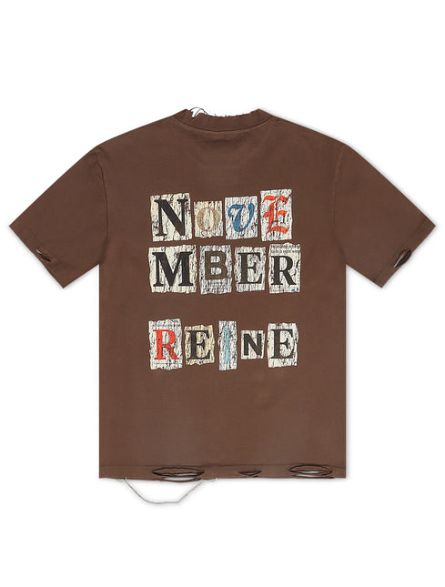 November Reine Superpower Tee - Brown