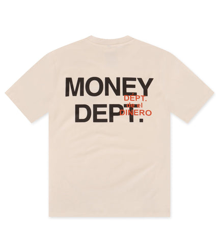 Money Dept. Dept De El Dinero Tee - Cream/Brown/Orange - Denim Exchange 