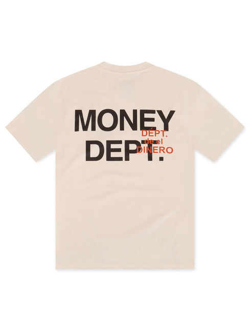 Money Dept. Dept De El Dinero Tee - Cream/Brown/Orange - Denim Exchange 