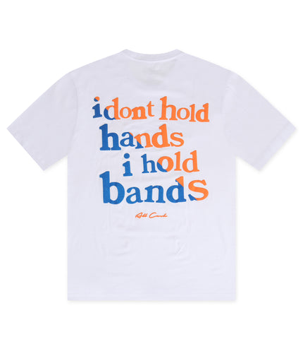 All Cash Hold Bands Tee - White/Orange/Blue