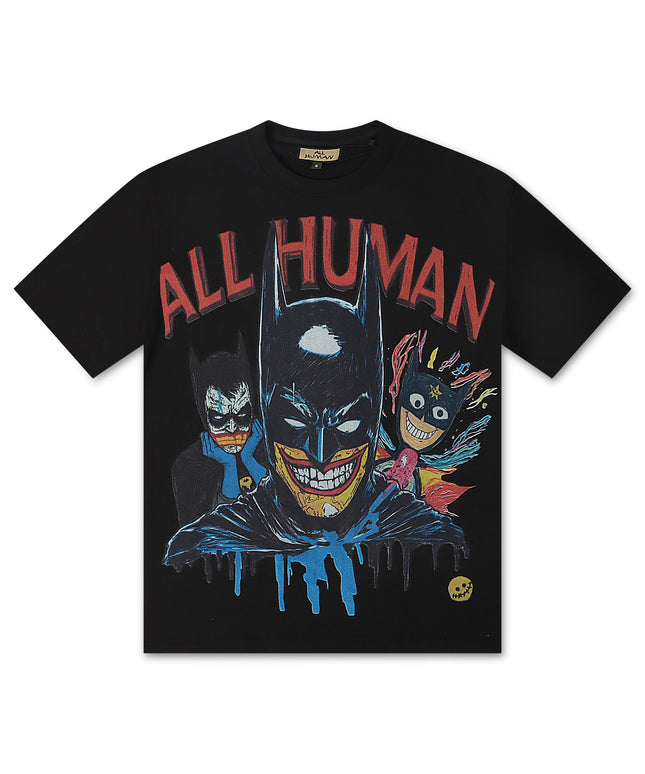 All Human Dark Knight V2 Tee - Black