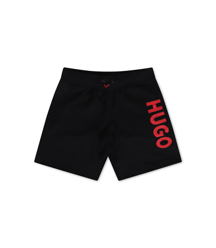 Hugo Kids Logo Shorts - Black