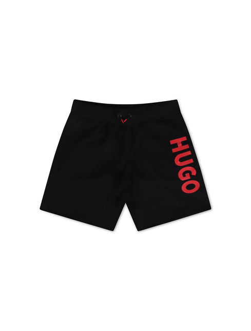 Hugo Kids Logo Shorts - Black