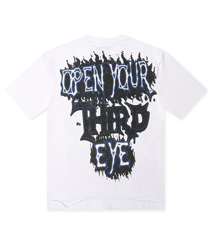 Starseed Open Your Third Eye Oversized Tee - White