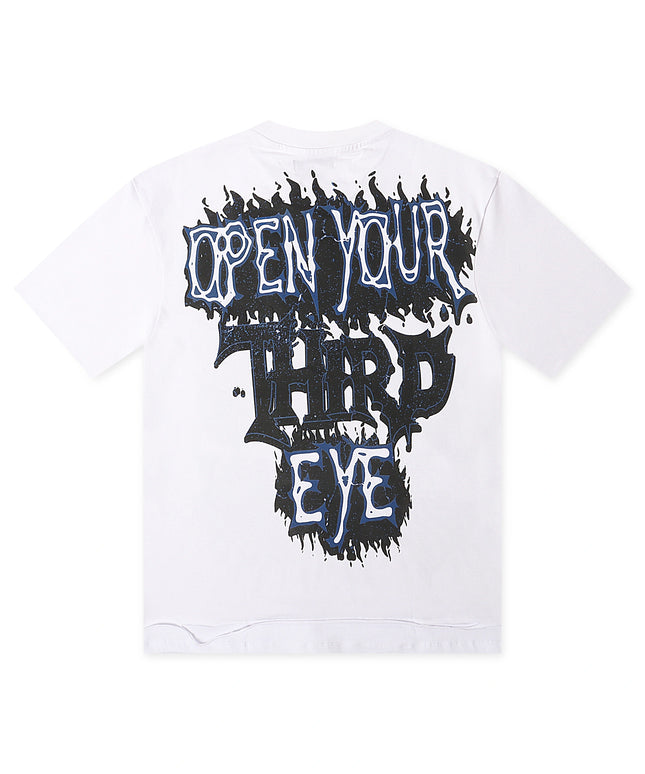 Starseed Open Your Third Eye Oversized Tee - White