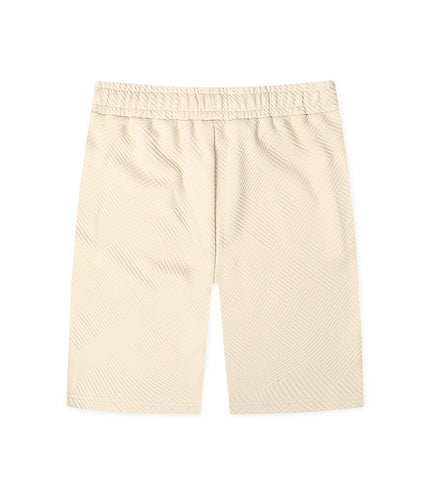 Denim Exchange Knit Shorts - Ivory