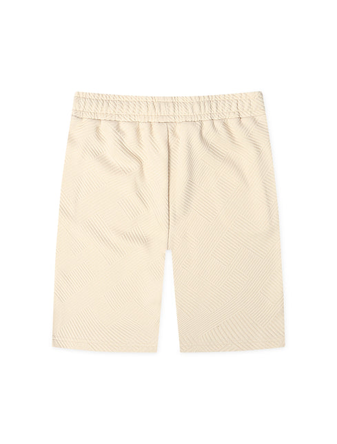 Denim Exchange Knit Shorts - Ivory