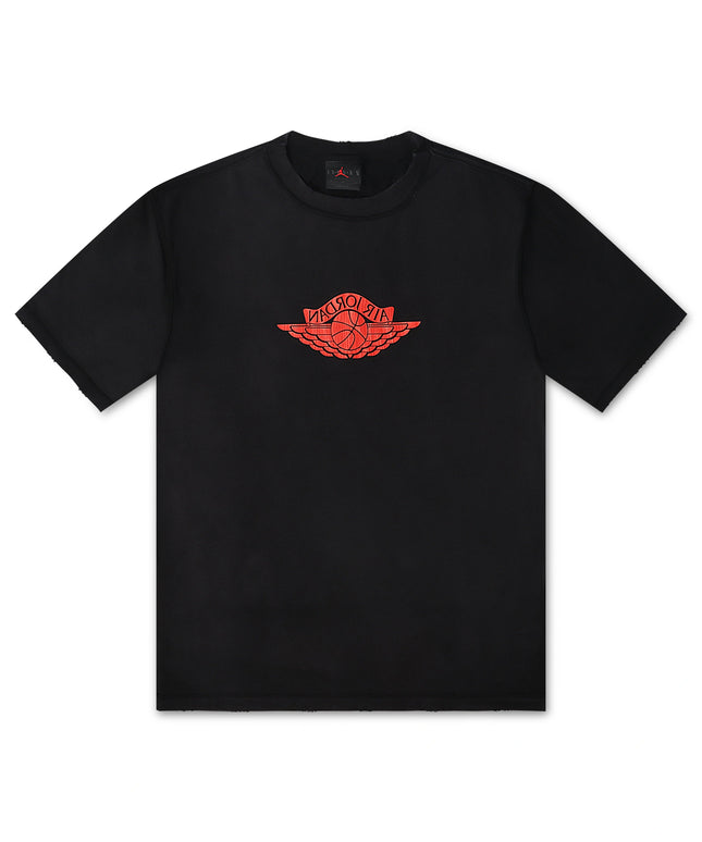 Air Jordan Mens Rare Air Tee - Black/Chile Red