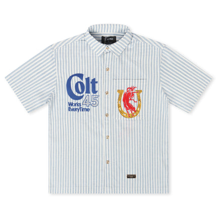 Preme Denim Colt Button Up - Blue/White