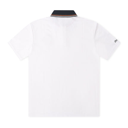 Malbon Fairway Oakwood Polo - White