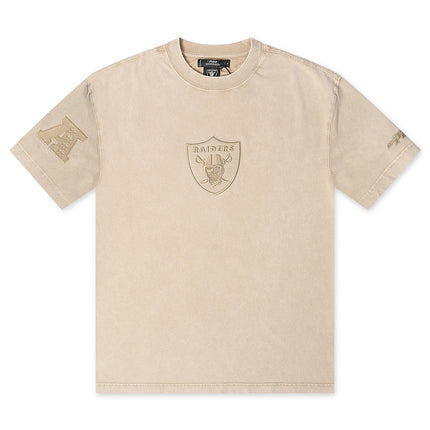 Pro Standard Raiders Logo Tee - Vintage Beige